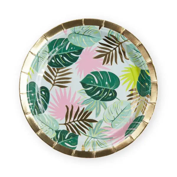 Tropical Leaf Plates - Glamfetti