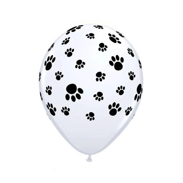 Abeillo 20 Pieces Dog Paw Balloons Funny Paw Print Balloons Pet Latex  Balloons for Children's Birthday Western Cowboy Farm Party Decoration  Supplies