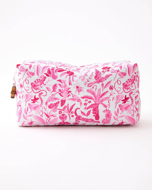 Pink Mahjong Tile Storage Bag