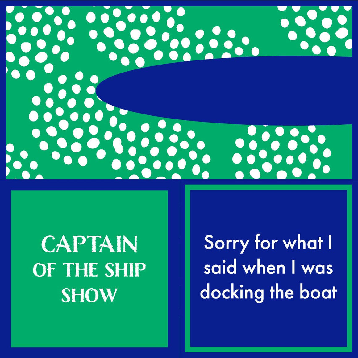 Ship Show Double Sided Napkins