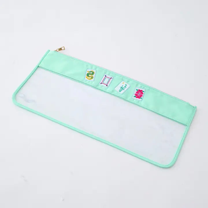 Mint Birdie Tile Bag