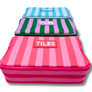 Striped Mahjong Tile Bags