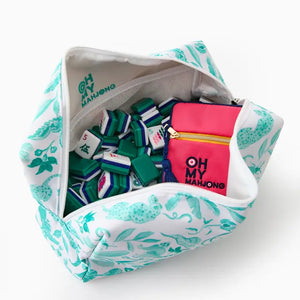 Green Tile Storage Bag