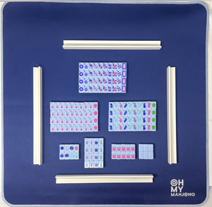 Parisian Blue Mahjong Travel Set