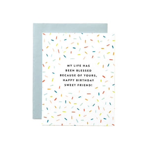 Blessed Birthday Card