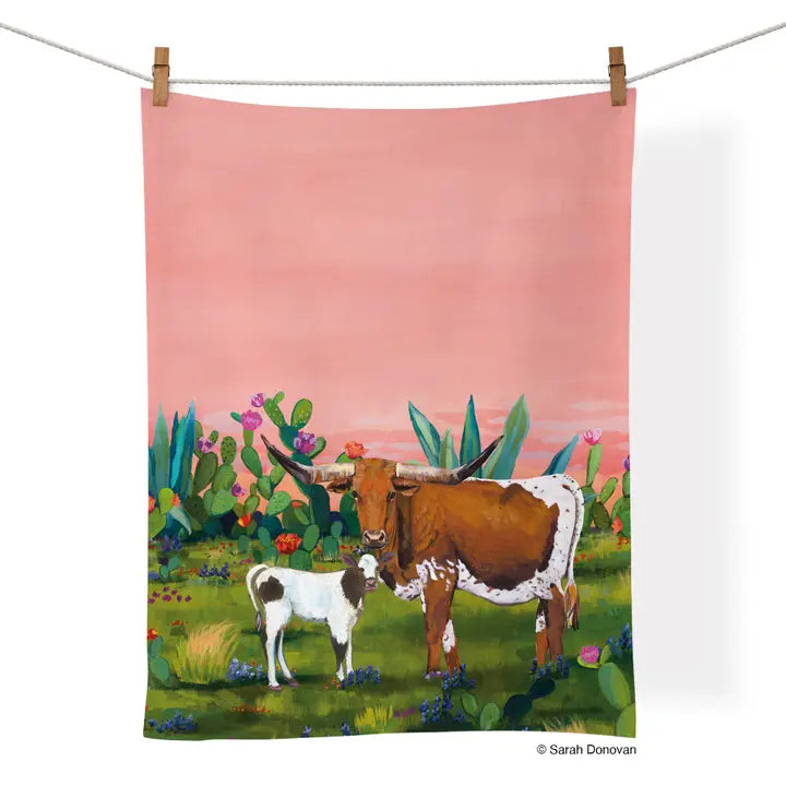 Tea Towel | Longhorns