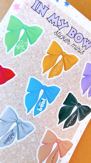 Bow Era Mini Sticker Sheet