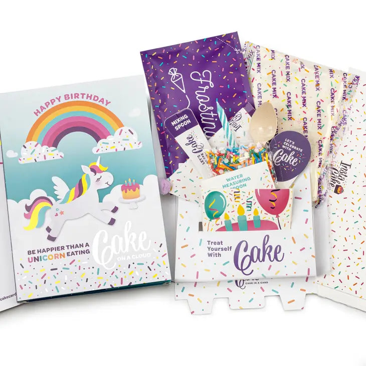 Unicorn InstaCake Birthday Card