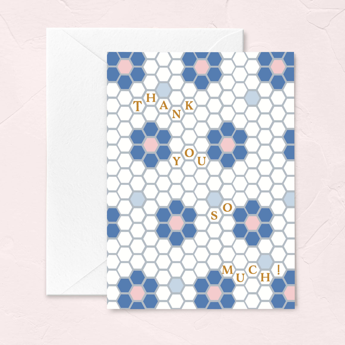 Thank You Card: Hexagon Tile