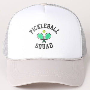 Pickleball Squad Trucker Hat | Gray