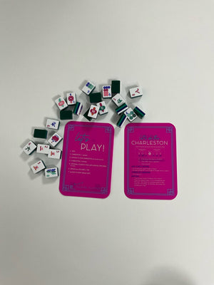 Mahjong Tile Shufflers | Pink