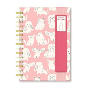 Notebook w/Pen Pocket | Dogs