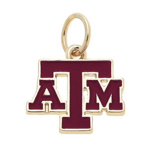 Texas A&M Enamel Charm