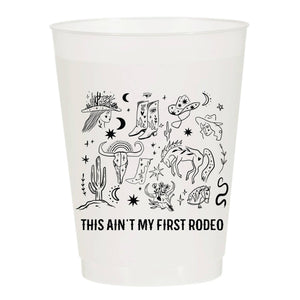 Ain't My First Rodeo Frosted Cups