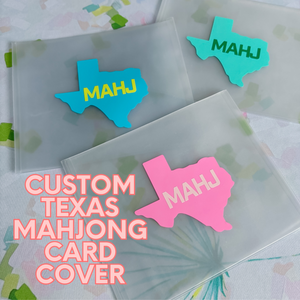 Custom Texas Mahjong Card Cover