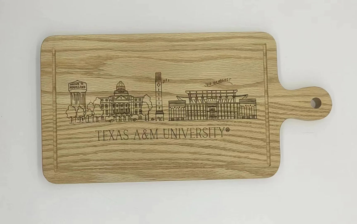 Texas A&M Skyline Charcuterie Board