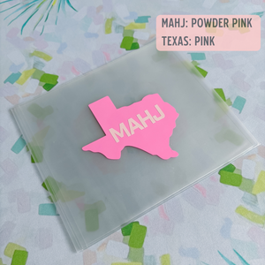 Custom Texas Mahjong Card Cover