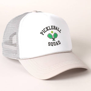 Pickleball Squad Trucker Hat | Gray