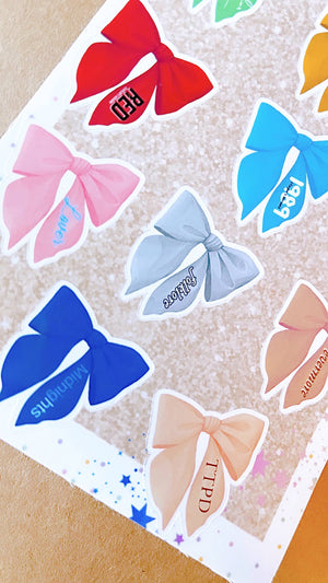 Bow Era Mini Sticker Sheet