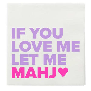 Let Me Mahj Cocktail Napkins