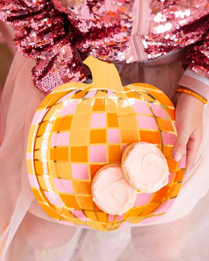 Disco Pumpkin Plate