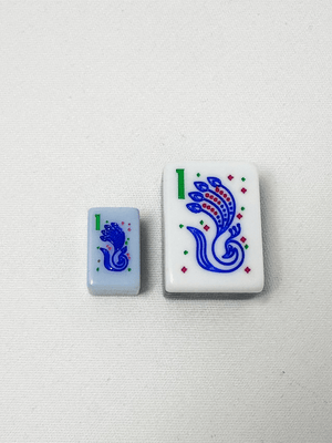 Parisian Blue Mahjong Travel Set