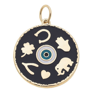 Talismans Enamel Disc Charm