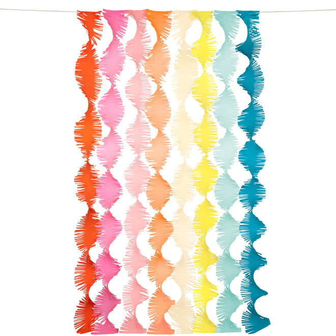 Rainbow Twisty Fringe Backdrop