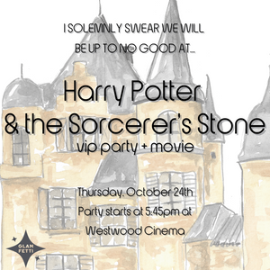 Harry Potter Party + Movie Ticket 10/24