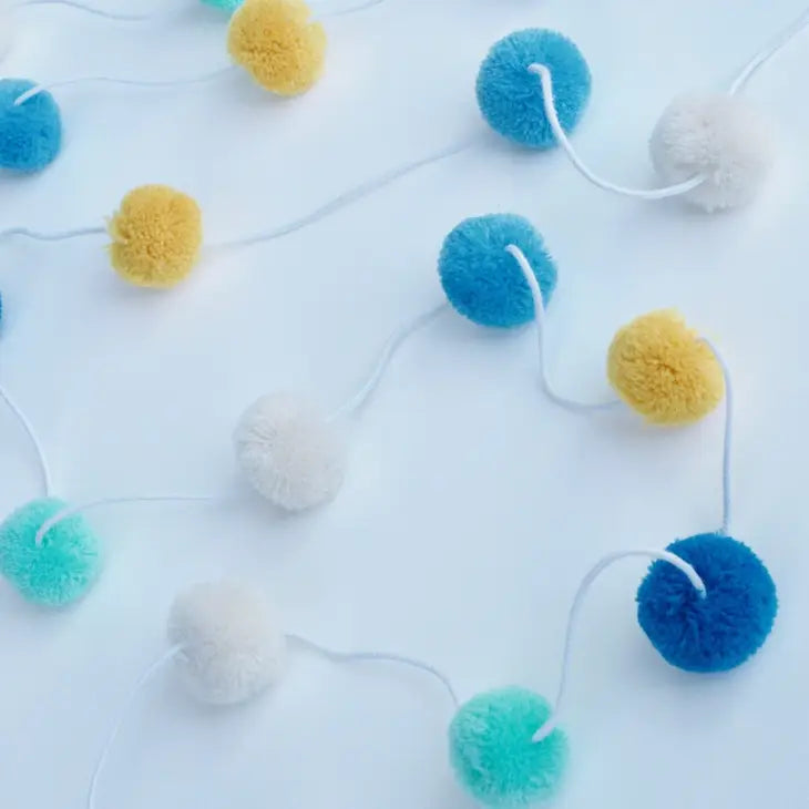 Colorful Pom Pom Garland