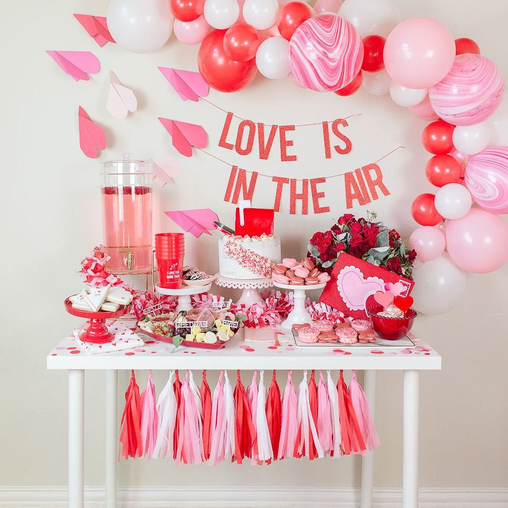 Pink Valentine Tassel Garland