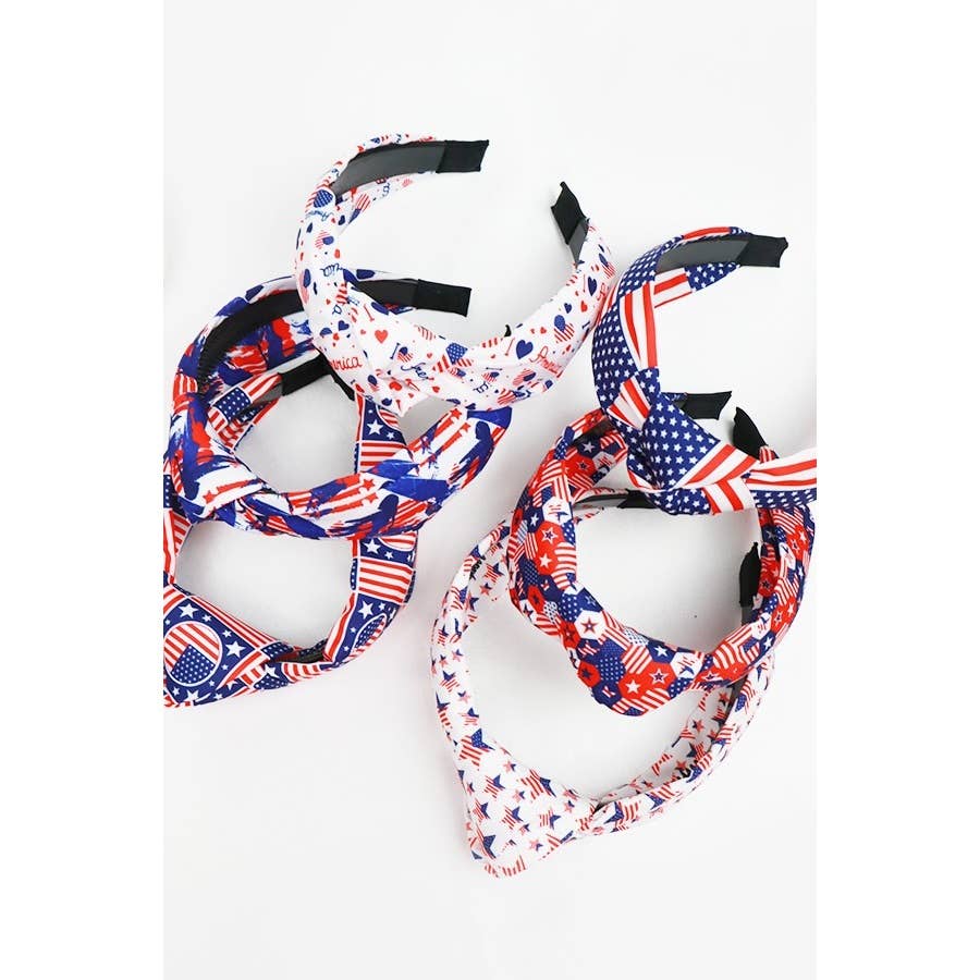 American Flag Headband